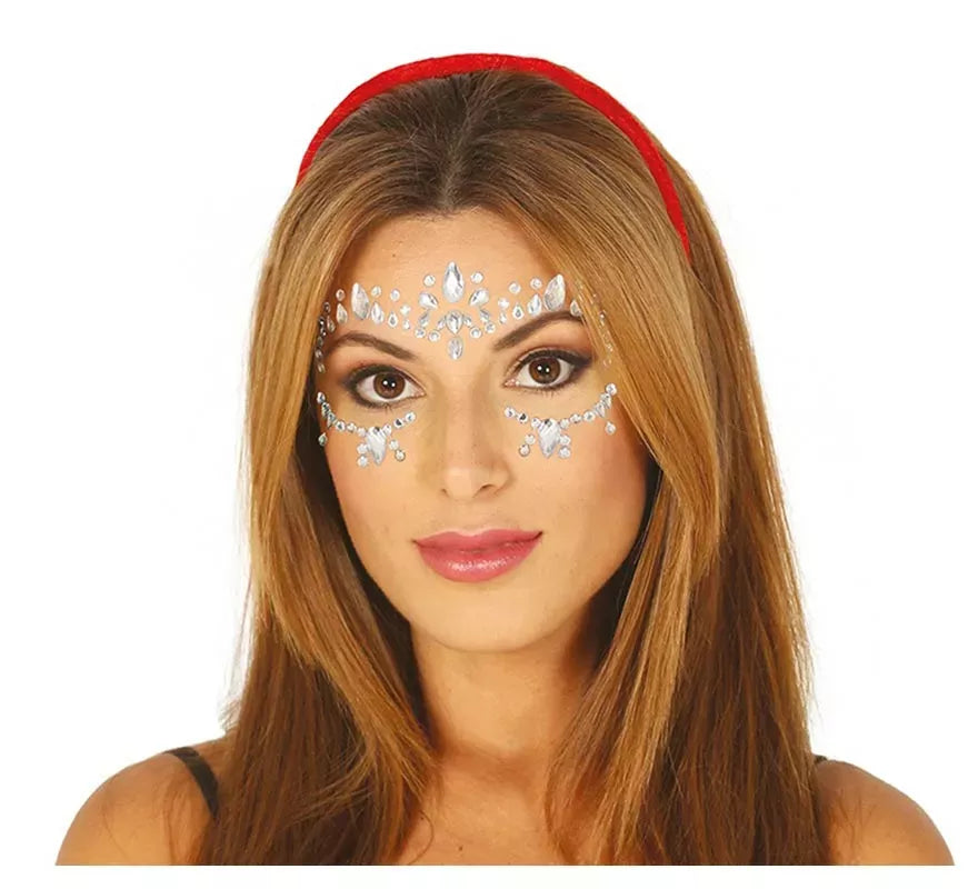 Translation missing: de.Joyas Faciales Adhesivas Plateadas