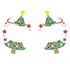 Weihnachtsbaum-Gesichtsjuwelen