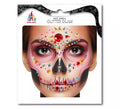 Joyas Faciales Calavera Fashion Gemas multicolor adulto