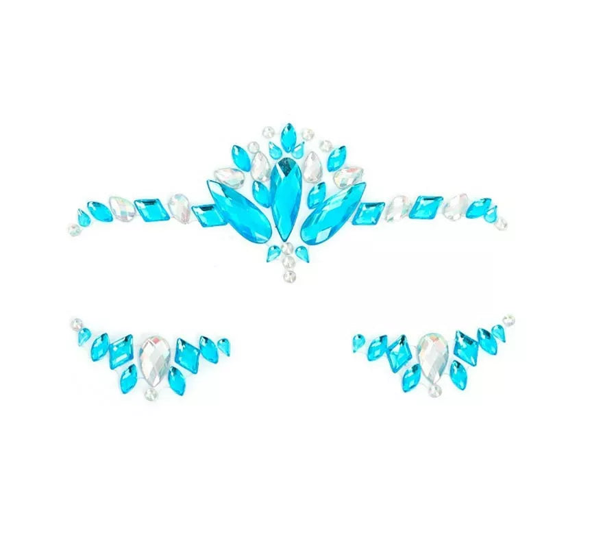 Translation missing: de.Joyas Faciales gotas azul mar y plateado