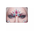 Joyas Faciales gotas fucsia brillantes