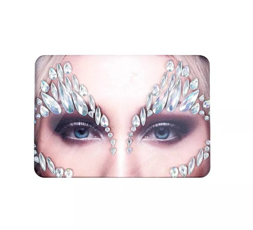 Translation missing: de.Joyas Faciales gotas plateadas brillantes