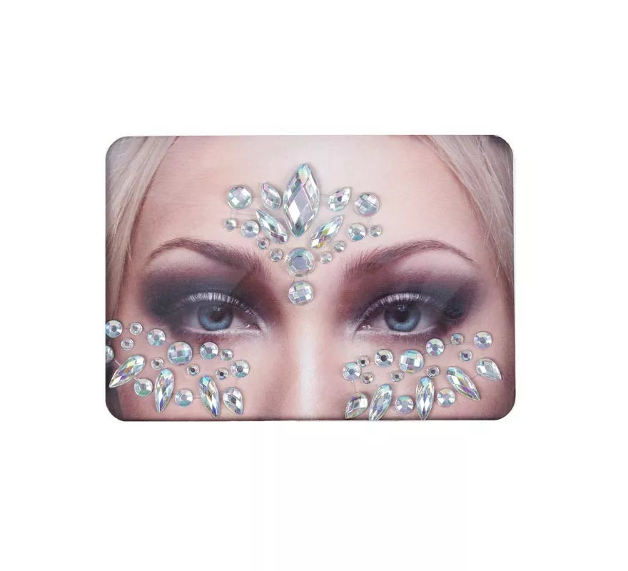 Translation missing: de.Joyas Faciales gotas plateadas brillantes