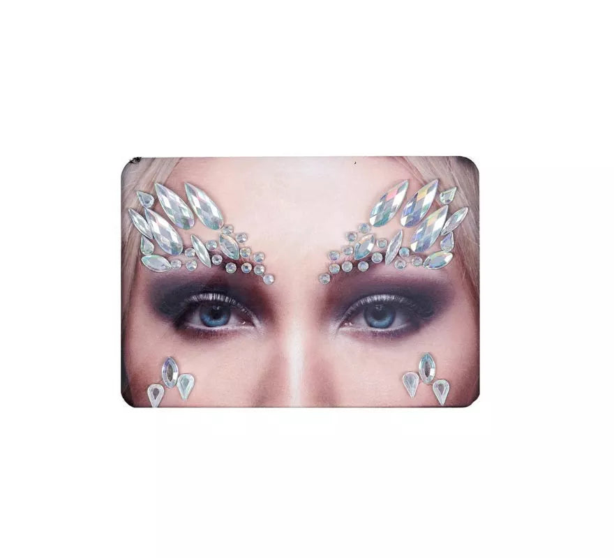 Translation missing: de.Joyas Faciales gotas plateadas brillantes