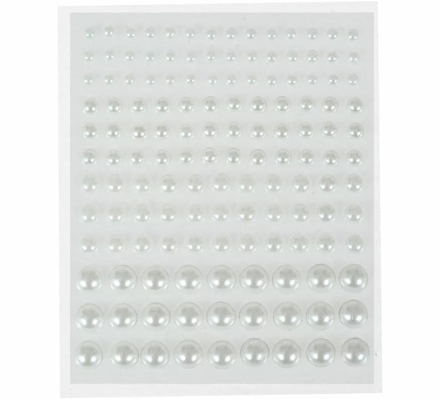 Joyas Faciales Perlas surtidas de 10x20 cm adulto