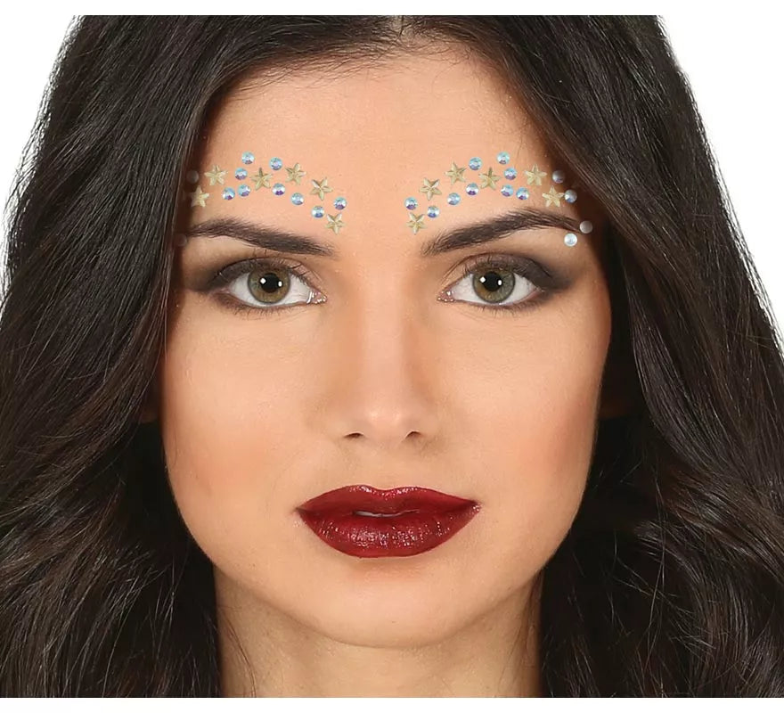 Translation missing: de.Joyas Faciales Pestañas y Cejas Estrellas doradas