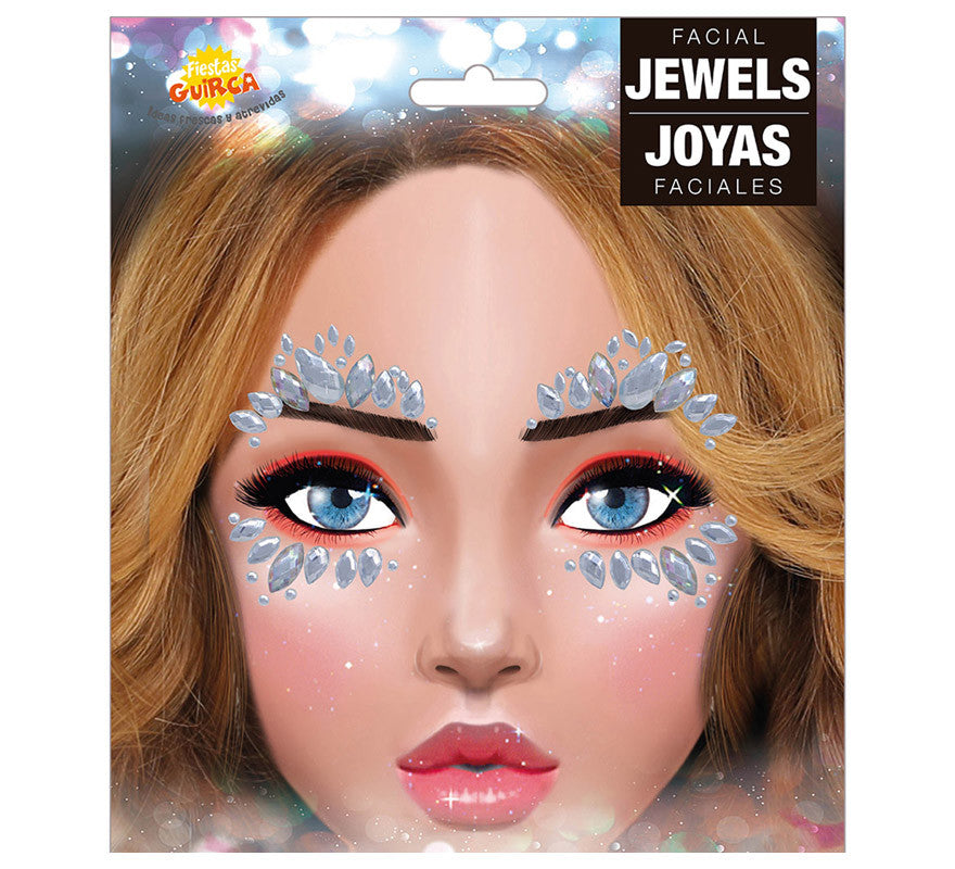 Joyas Faciales Plata Adhesivas