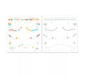 Joyas Faciales puntos con brillo colores surtidos