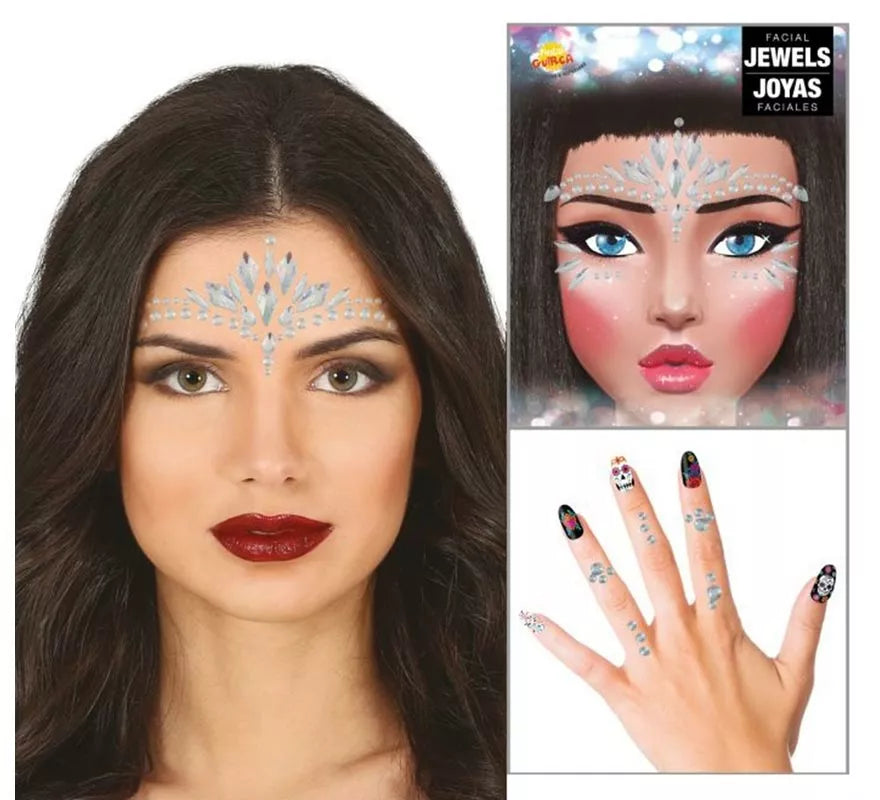 Translation missing: de.Joyas Faciales y Uñas plateado Diamantes elegantes