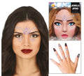 Joyas Faciales y Uñas rosa Diamantes elegantes
