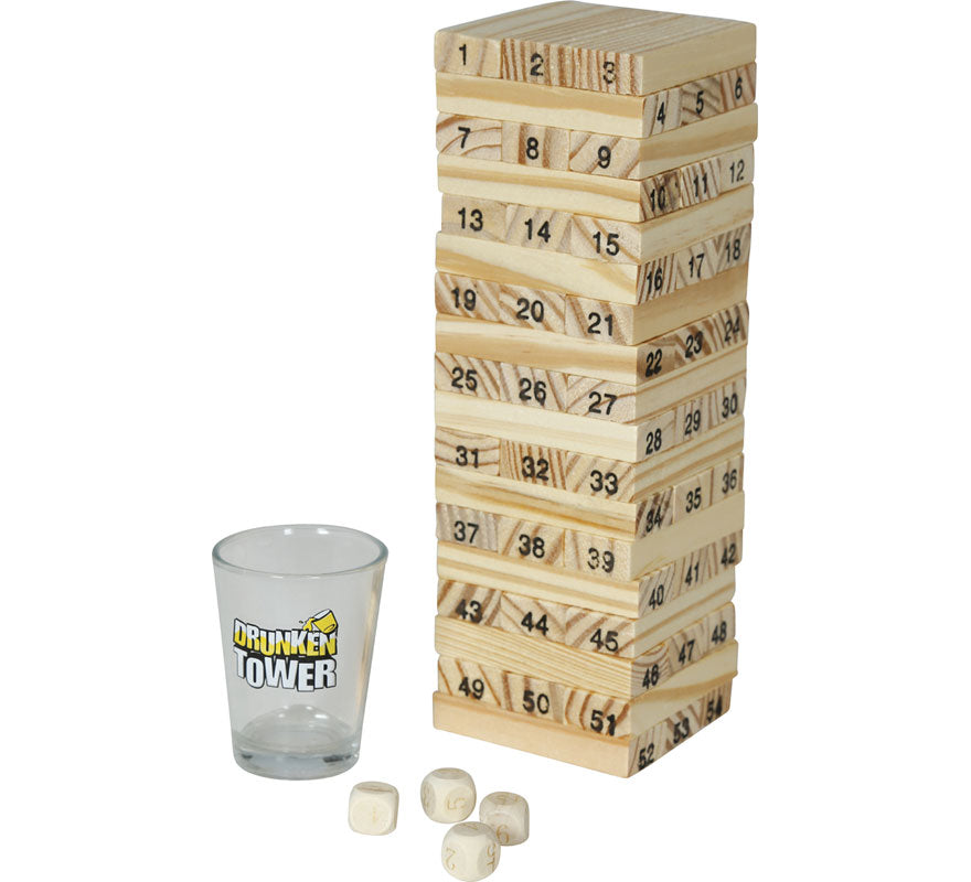 Translation missing: de.Juego de Equilibrio Bloques de madera y 4 Vasitos