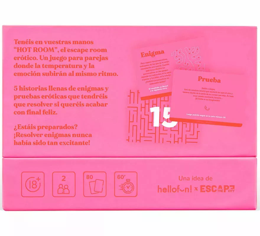 Translation missing: de.Juego de Mesa Hot Room para adultos