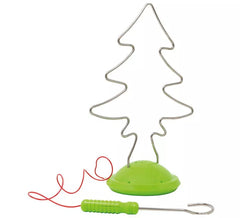 Elektrisches Weihnachtsbaum-Silhouettenspiel von 21x15 cm