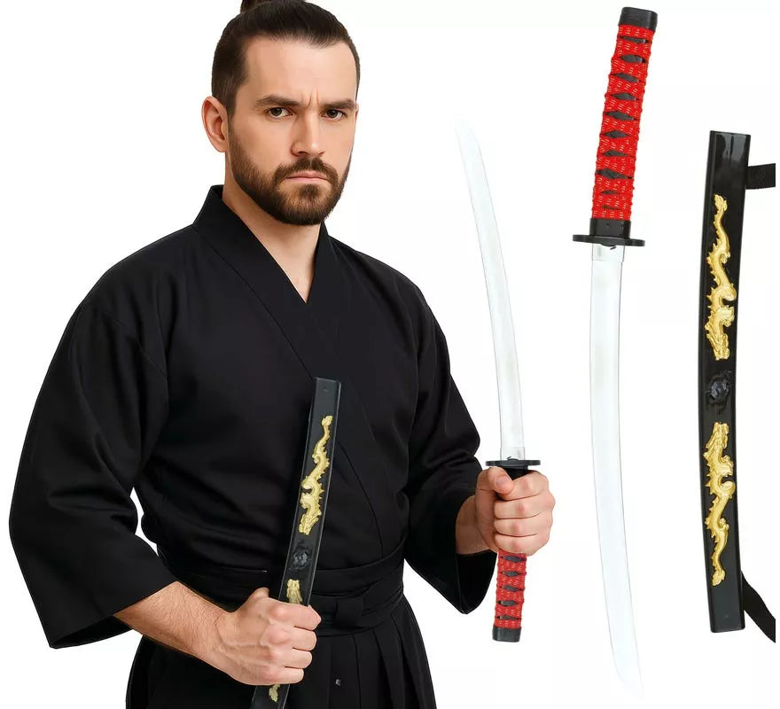 Translation missing: de.Katana con Funda de 60 cm de Plástico de Juguete