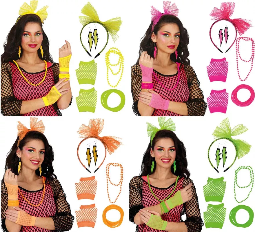 Translation missing: de.Kit Años 80 para mujer en varios colores