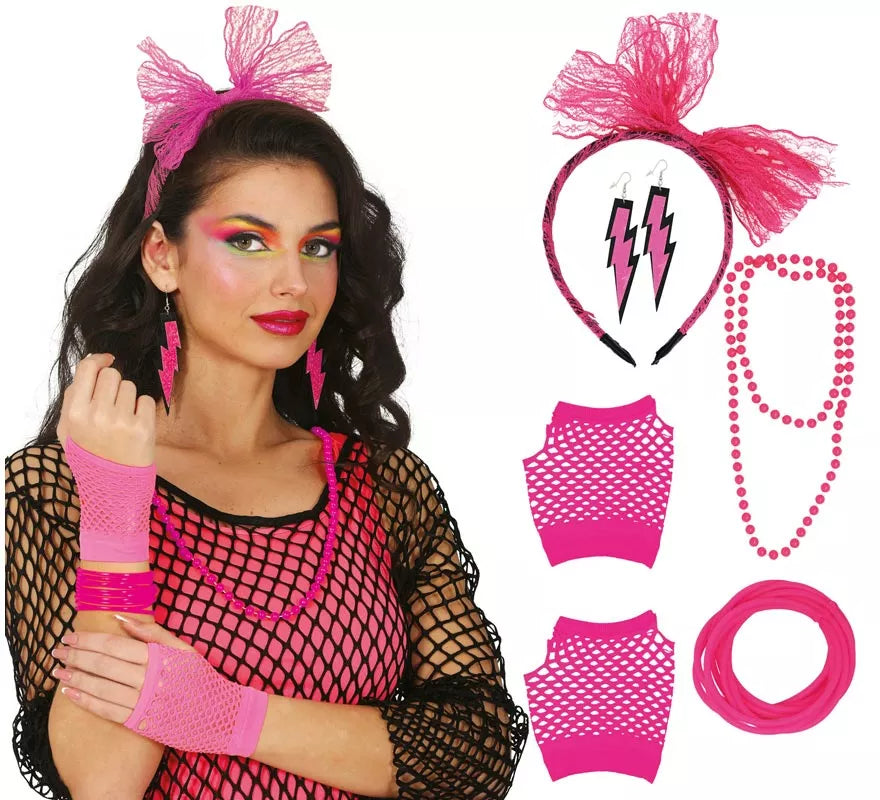 Kit Años 80 para mujer en varios colores