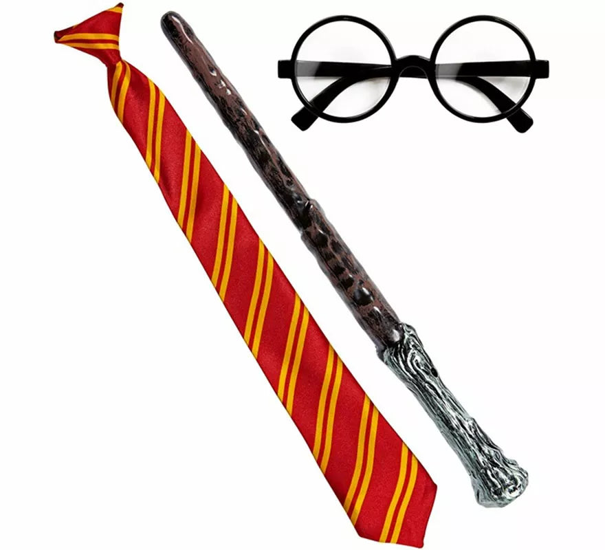 Kit Aprendiz de Mago: Gafas, Varita y Corbata