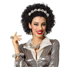 Disco Ball Kit: Diadema, Ohrringe, Ring, Armband und Halskette