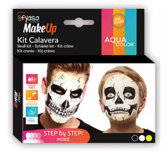 Totenkopf-Kit mit 3 Farben zum Wasser von 3X2 gr