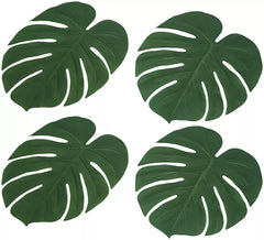 Set mit 4 Palmblättern im Format 34 x 30 cm