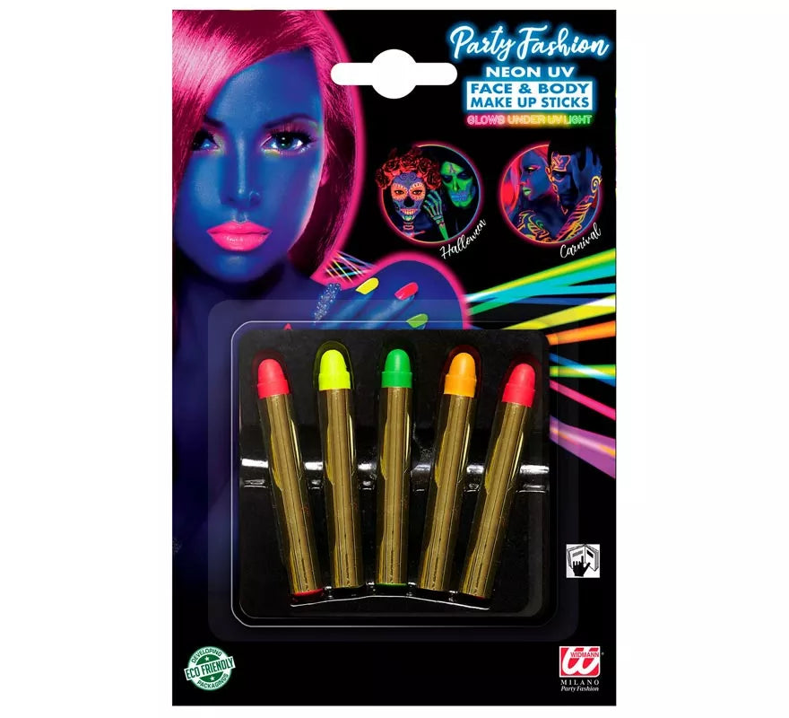 Translation missing: de.Kit de 5 Barras Maquillaje Fluorescente