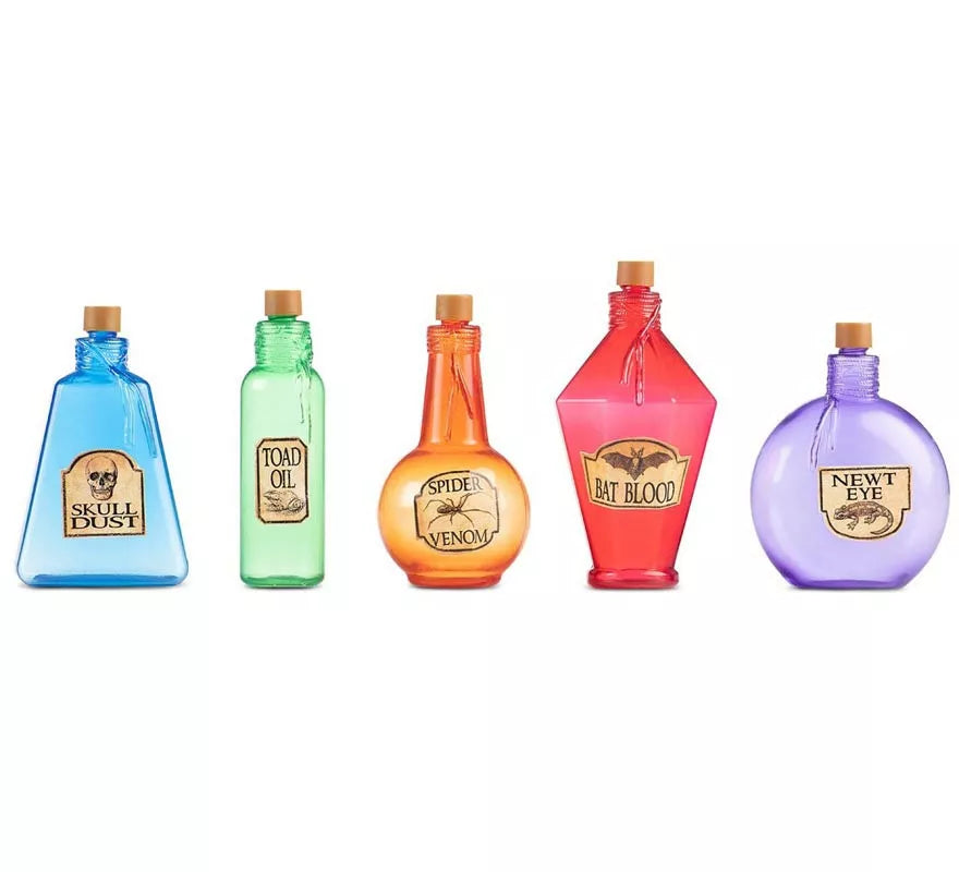 Translation missing: de.Kit de 5 Botellas de Pociones decorativas de 21,25x21x5,6 cm