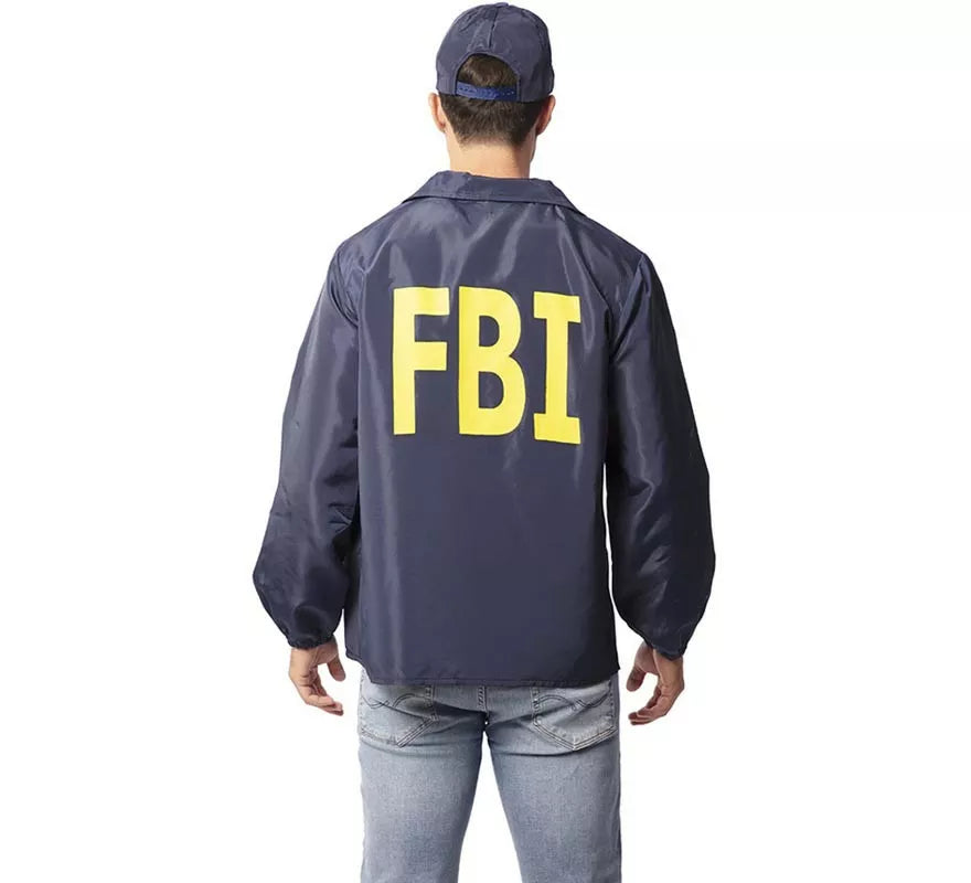 Translation missing: de.Kit de Agente FBI adulto: Chaqueta y gorra