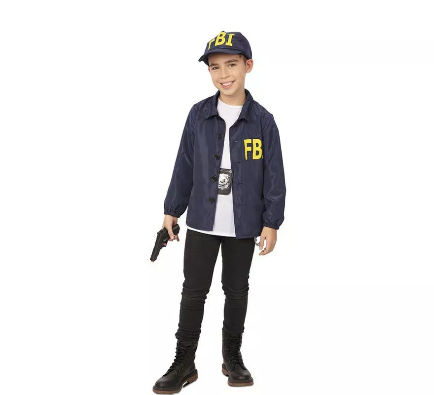 Translation missing: de.Kit de Agente FBI infantil: Chaqueta y gorra