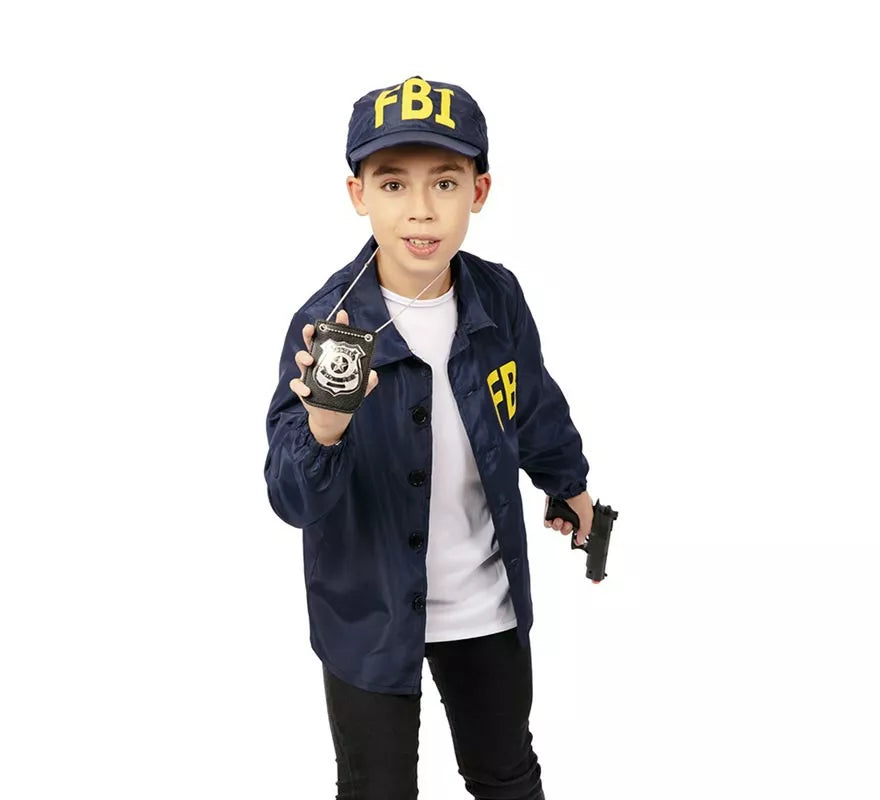 Translation missing: de.Kit de Agente FBI infantil: Chaqueta y gorra