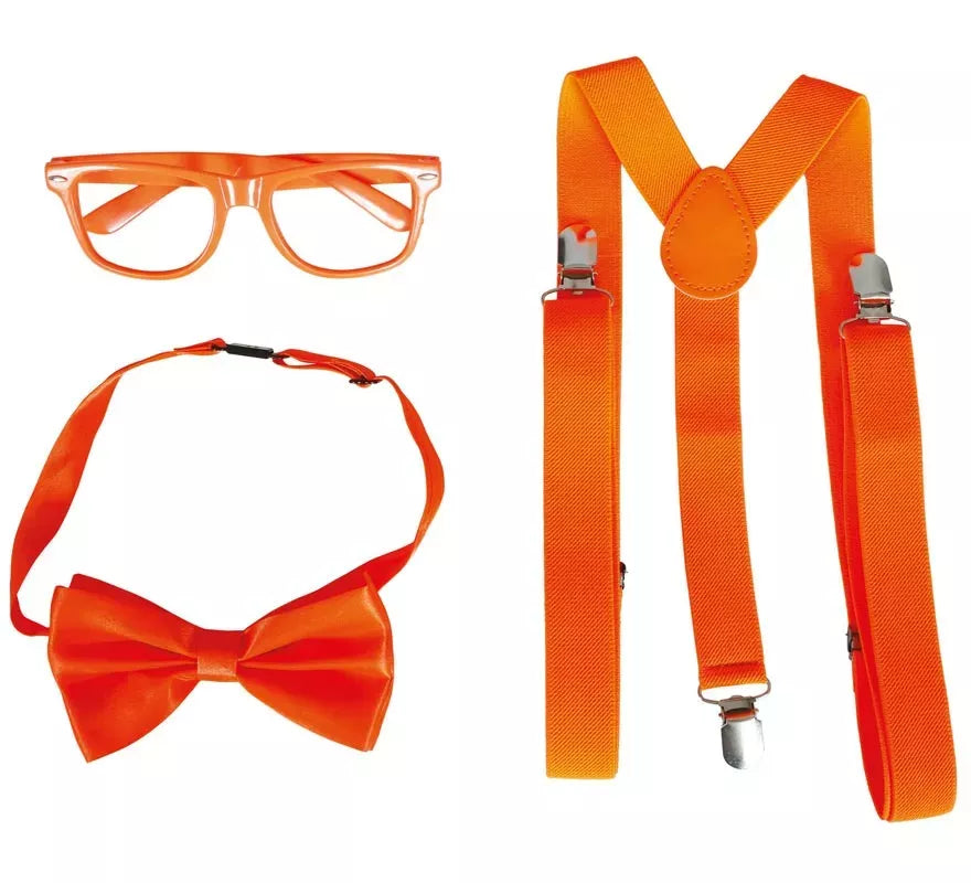 Translation missing: de.Kit de Animador adulto: Gorra, Pajarita, Tirantes y Gafas