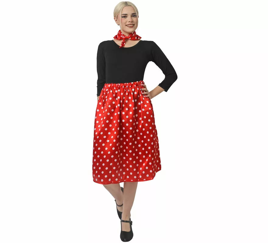 Translation missing: de.Kit de Años 50 de rasete para mujer: Pañuelo y Falda