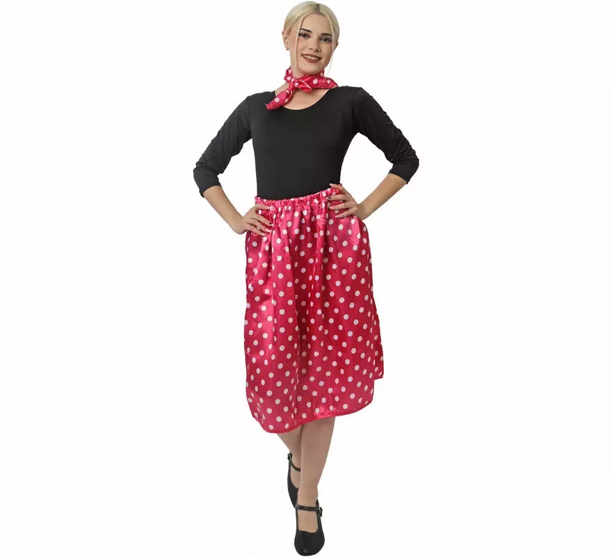 Translation missing: de.Kit de Años 50 de rasete para mujer: Pañuelo y Falda