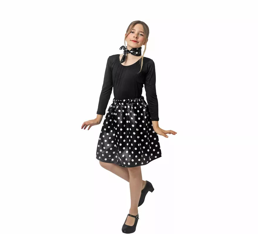 Translation missing: de.Kit de Años 50 de rasete para niña: Pañuelo y Falda