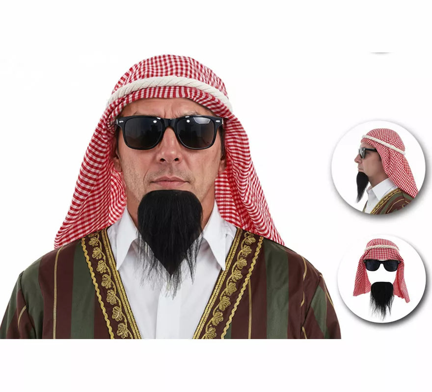 Translation missing: de.Kit de Árabe: Barba, Gafas y Turbante