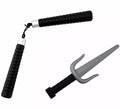 Kit de Armas Ninja: Nunchaku y Daga de plástico