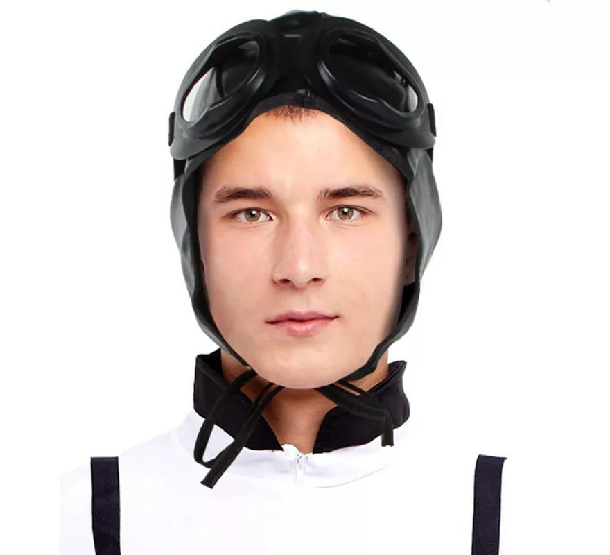 Translation missing: de.Kit de Aviador adulto: Gorro y Gafas negras