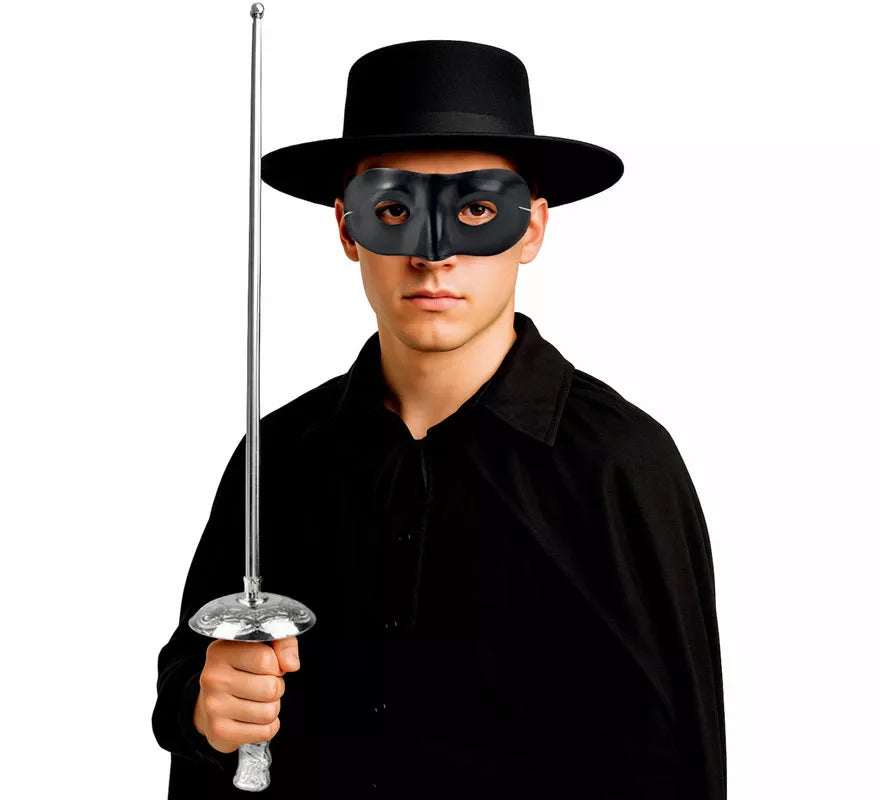 Translation missing: de.Kit de Bandido: Antifaz y 2 Espada de 60x9 cm de plástico