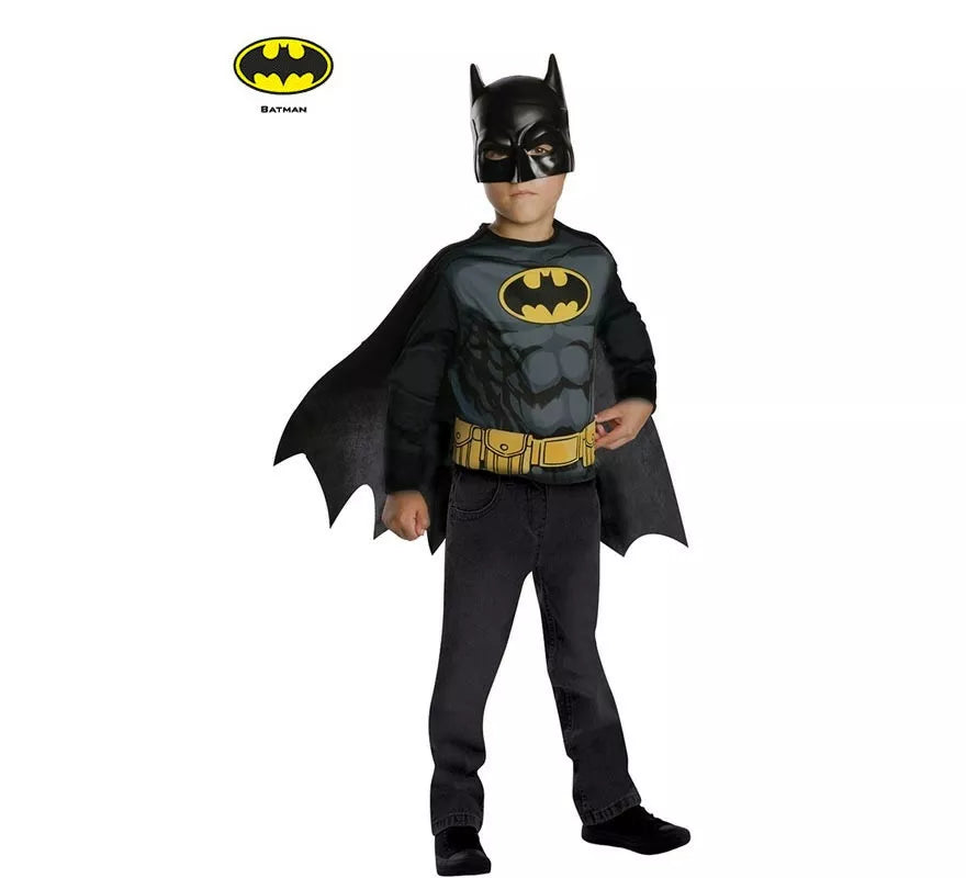 Translation missing: de.Kit de Batman negro y amarillo: Top y Máscara