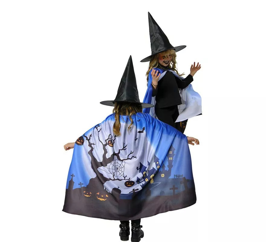 Translation missing: de.Kit de Bruja Casa Encantada Infantil: Capa y Sombrero