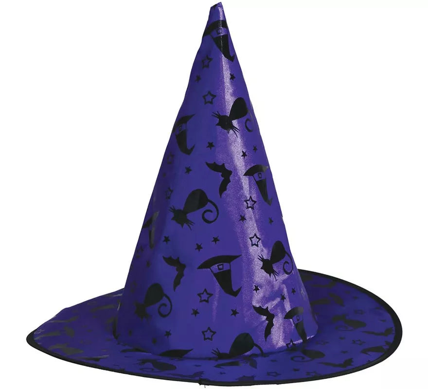 Translation missing: de.Kit de Bruja lila Infantil: Capa y Sombrero