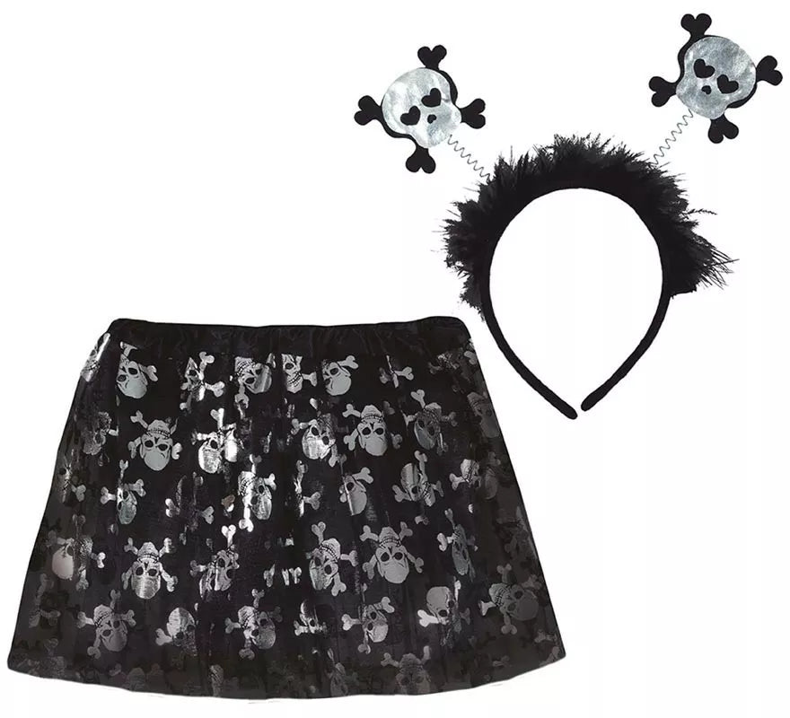 Translation missing: de.Kit de Calaveras Infantil: Tutú y Diadema 30 cm