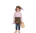 Kit de Castañera para bebé: Delantal y Gorro con Flores