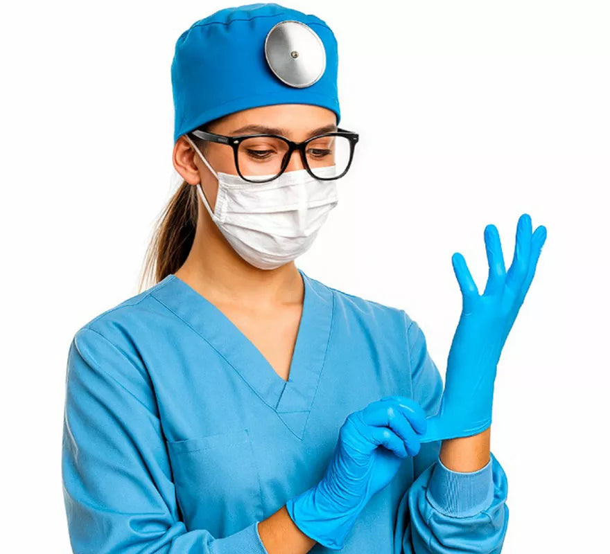 Kit de Cirujano: Gorro, Gafas, Guantes y Mascarilla
