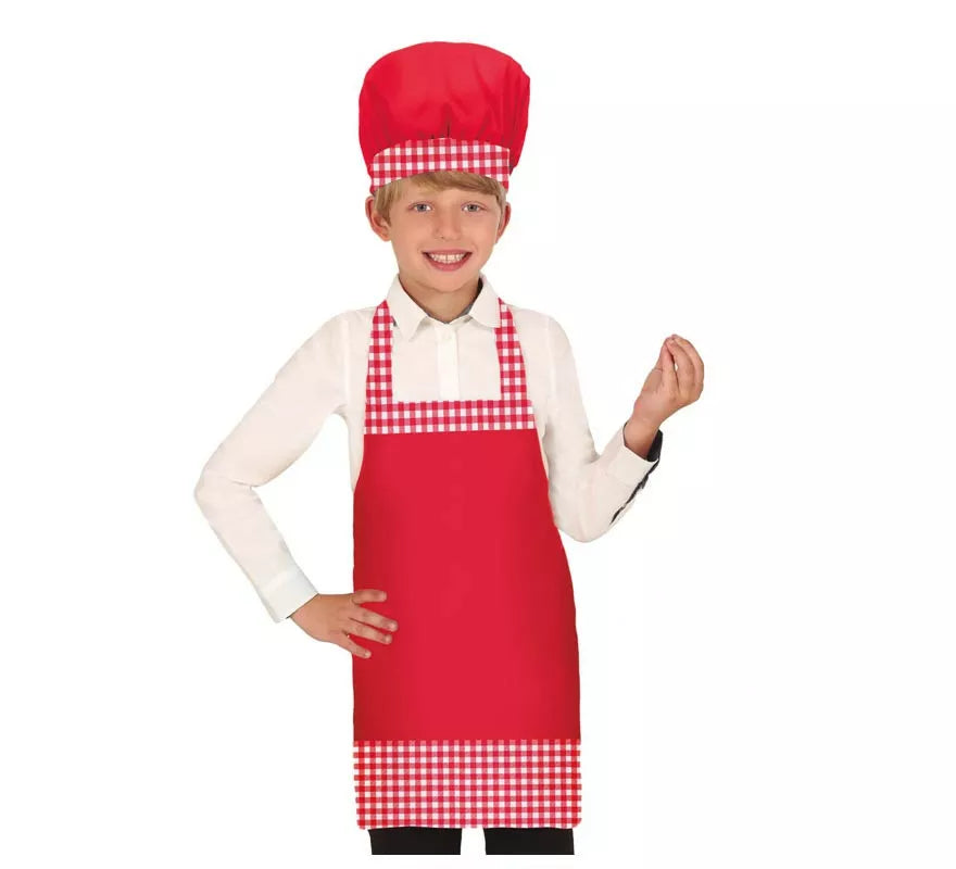 Translation missing: de.Kit de Cocinero infantil: Gorro y Delantal en varios colores