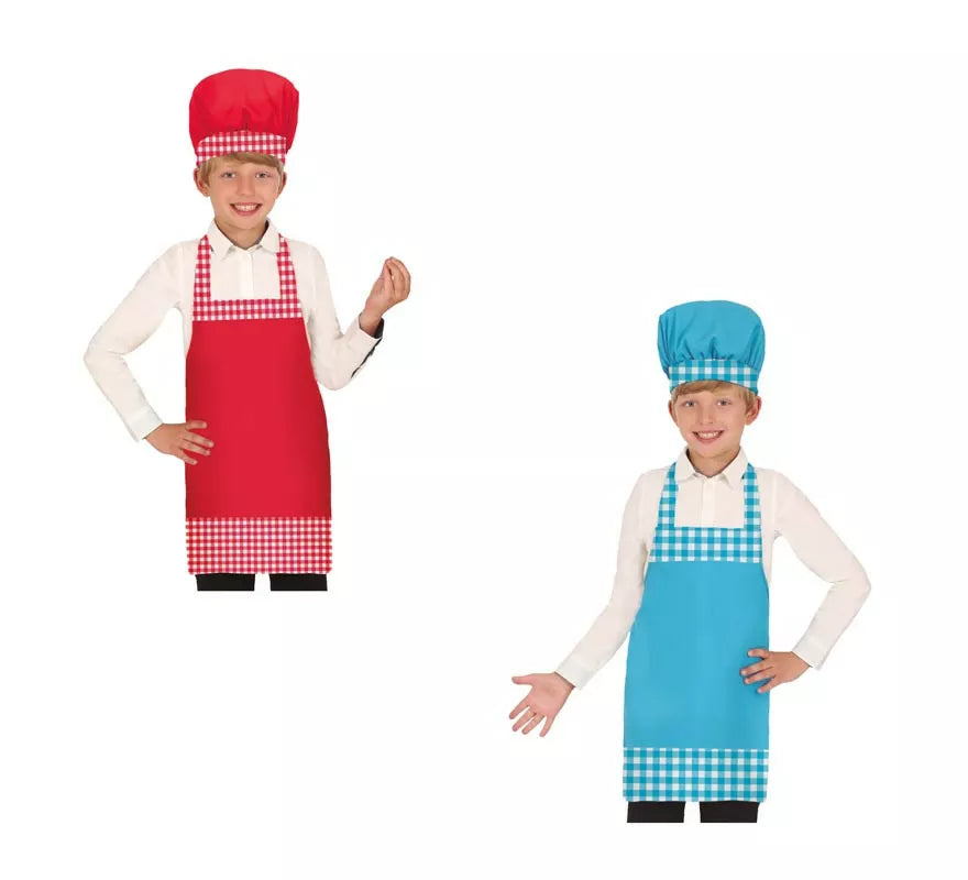 Translation missing: de.Kit de Cocinero infantil: Gorro y Delantal en varios colores