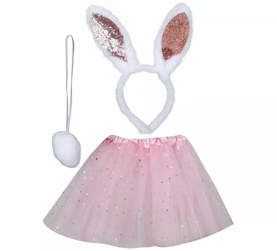 Translation missing: de.Kit de Conejita infantil: Diadema, cola y falda