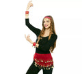 Kit de Danza del Vientre adulto: Tiara, muñequeras y cinturón