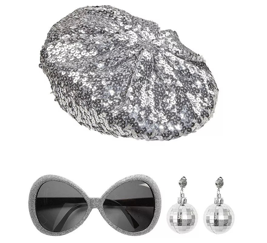 Translation missing: de.Kit de Disco Babe: Gorro, Gafas y Pendientes