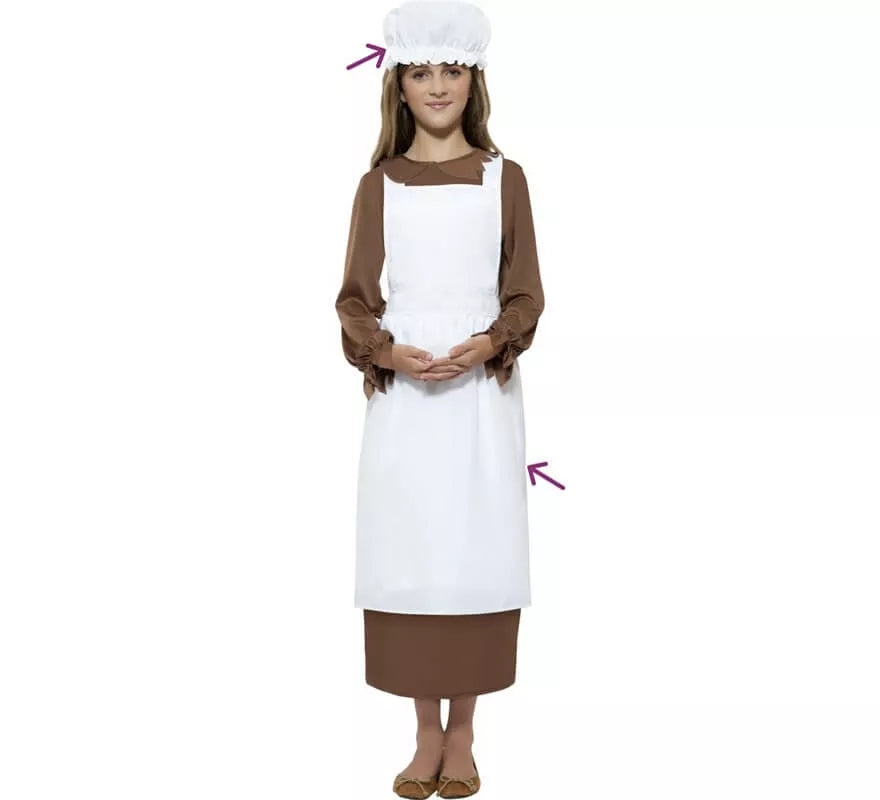 Translation missing: de.Kit de Doncella: Delantal y Gorro con volantes