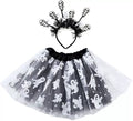 Kit de Fantasma: Diadema y Tutú Infantil